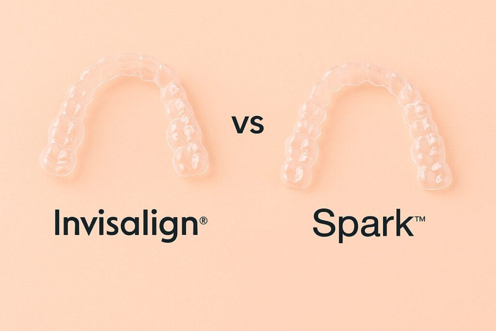 Sistemas de ortodoncia invisible Castellón Invisalign Vs Spark Clínica Almela
